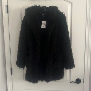 Forever 21 Black Teddy Jacket